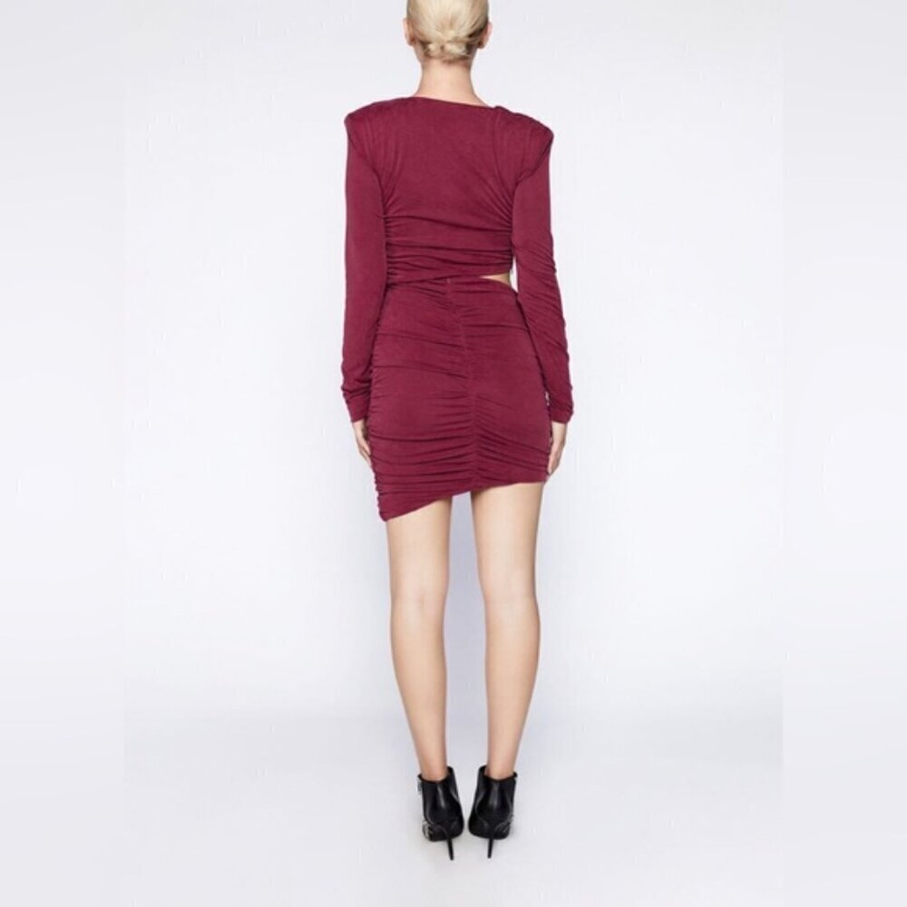 Revolve Bardot "Rosa" Ruched  Dress (c) - Picture 2 of 11